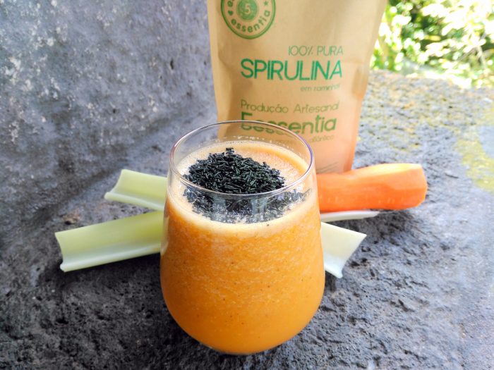 Spirulina recipe with carrot