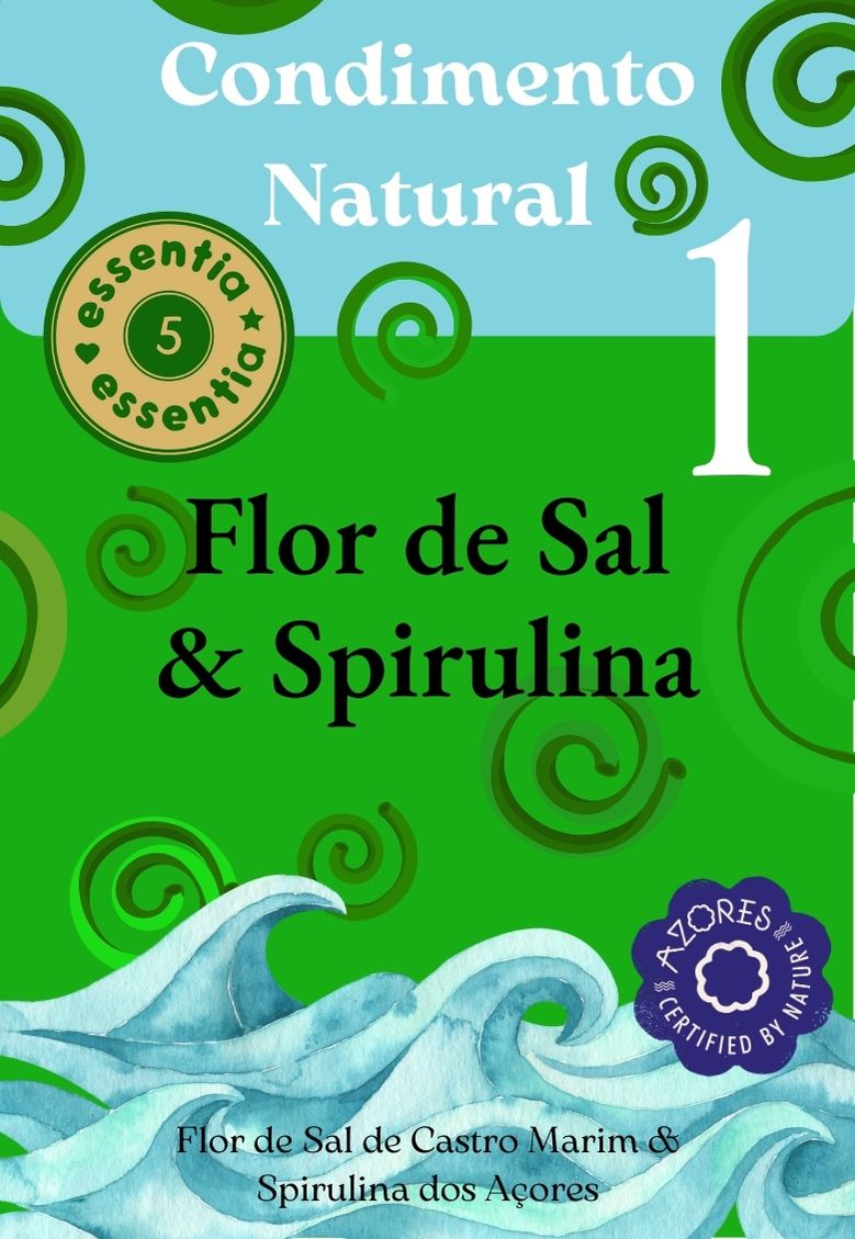 Condimentos Naturais Flor de Sal & Spirulina